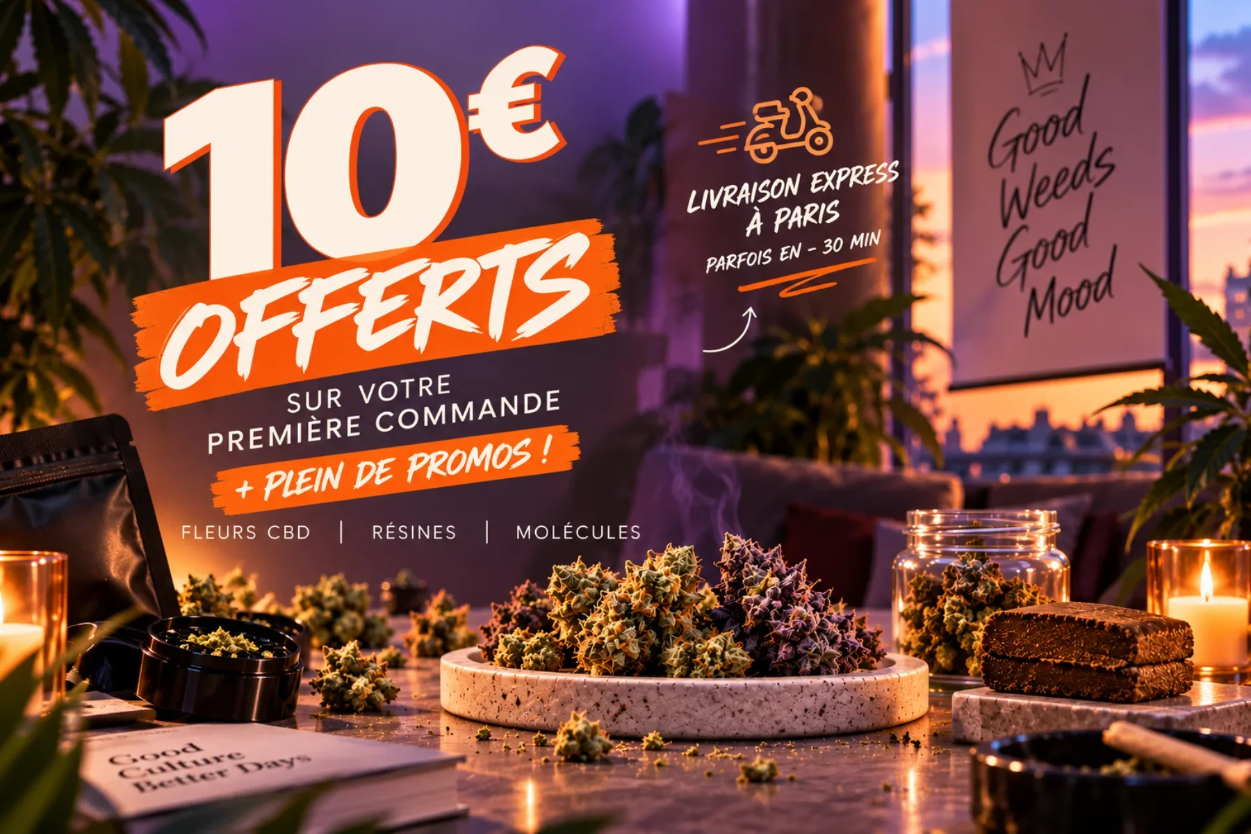 SO CBD devient SHIFT et pour fêter ça comme il se doit, on vous réserve une petite bienvenue : 10€ offerts sur votre première commande sur notre nouveau shop.